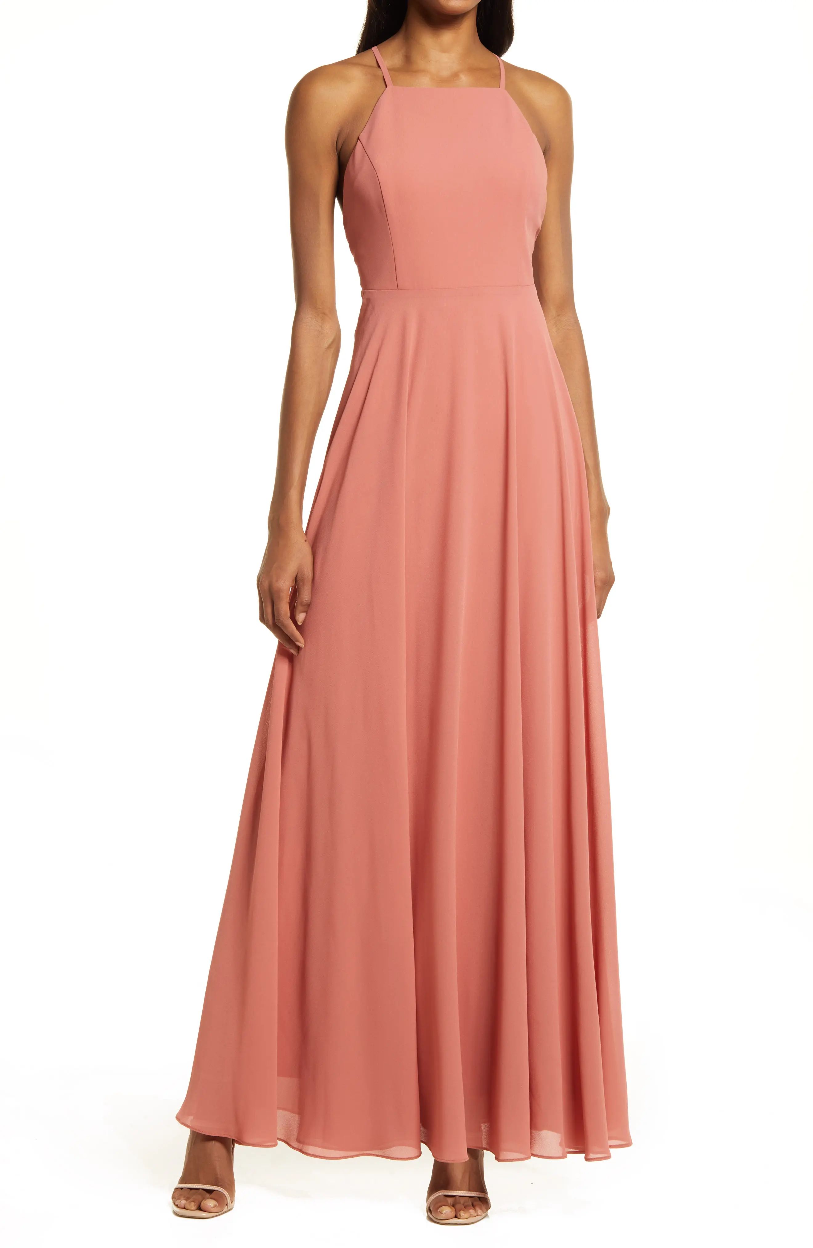 Lulus Mythical Kind of Love Dress in Rusty Rose at Nordstrom, Size X-Small | Nordstrom