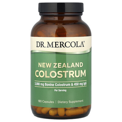 Dr. Mercola, New Zealand Colostrum, 180 Capsules | iHerb