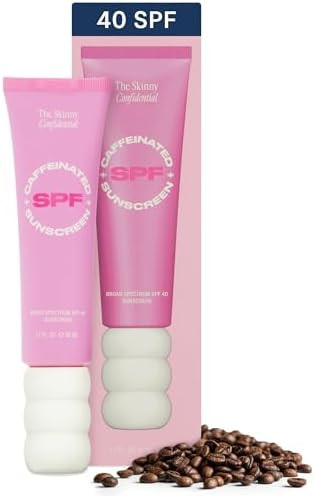 The Skinny Confidential Tinted Sunscreen, SPF 40 - Fragrance Free Face Moisturizer with No White ... | Amazon (US)