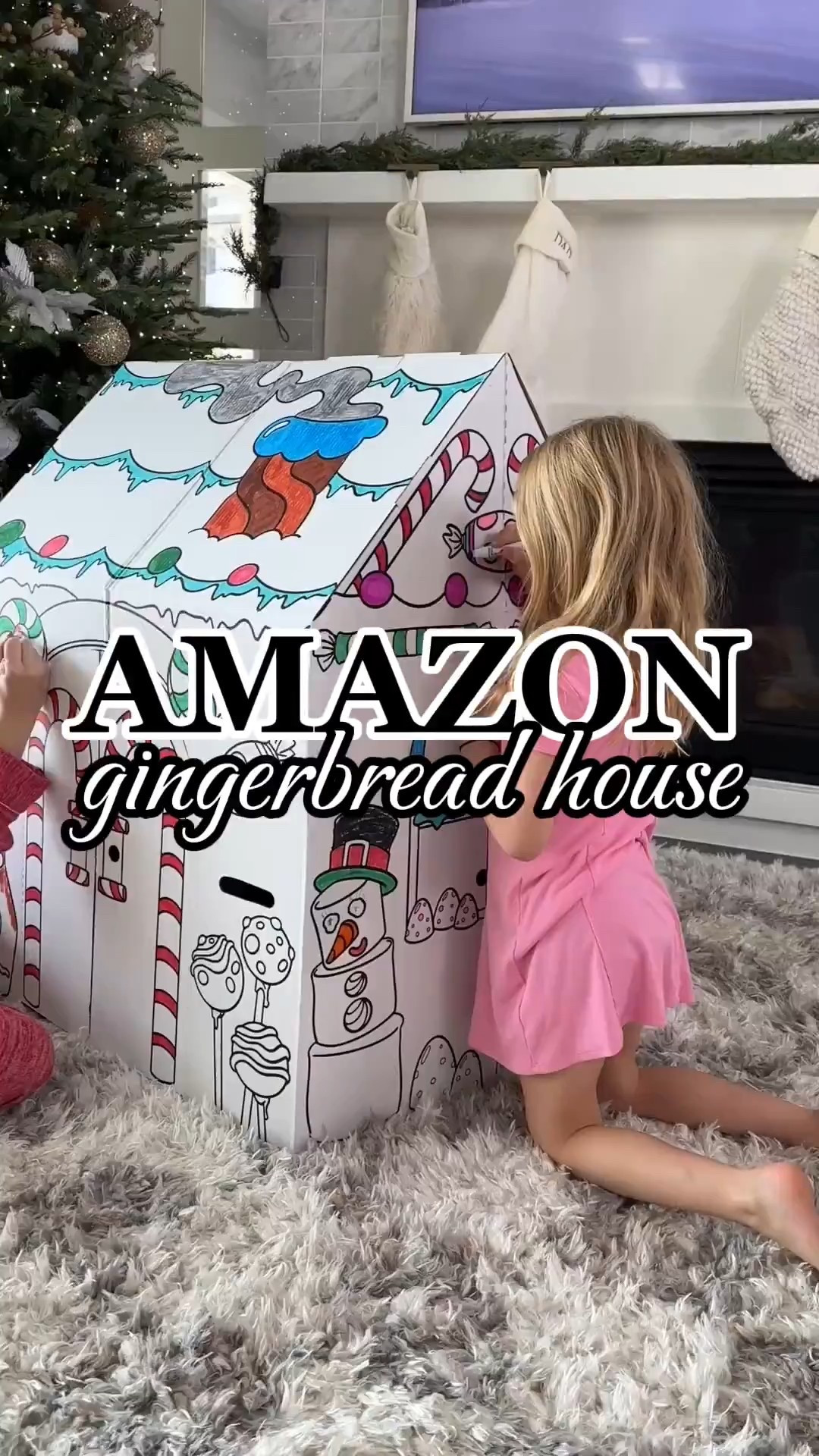 The coolest cardboard gingerbread houses you can color! Perfect for a holiday break activity ✨🤍

#LTKGiftGuide #LTKSaleAlert #LTKHoliday