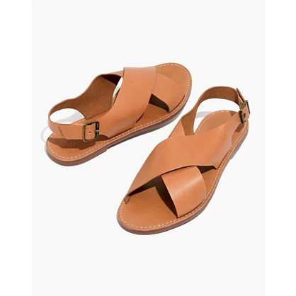The Boardwalk Crossover Sandal | Madewell
