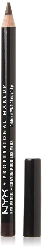 NYX PROFESSIONAL MAKEUP Slim Eye Pencil, Eyeliner Pencil - Dark Brown | Amazon (US)