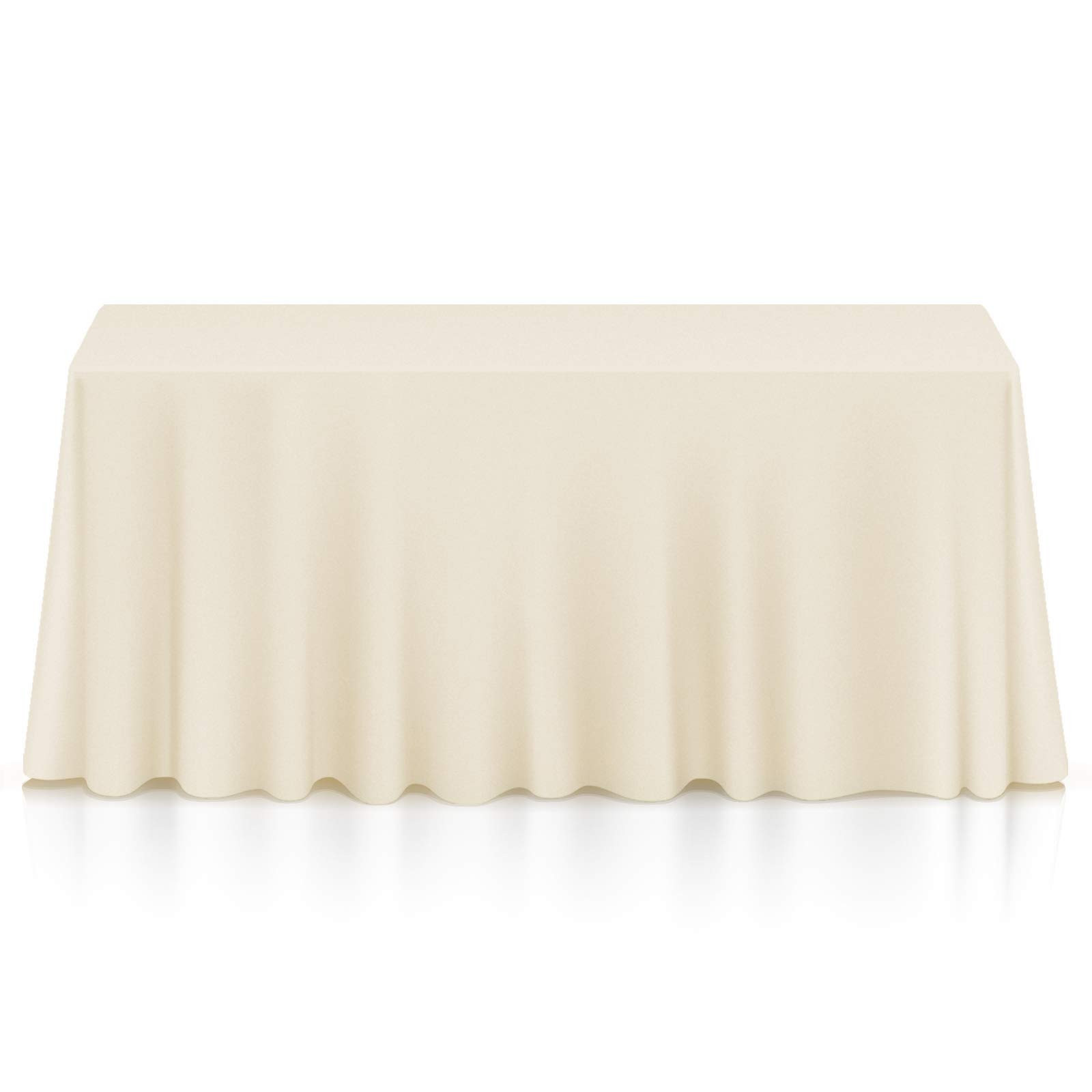 Lann's Linens - 90" x 132" Premium Tablecloth for Wedding/Banquet/Restaurant - Rectangular Polyes... | Amazon (US)