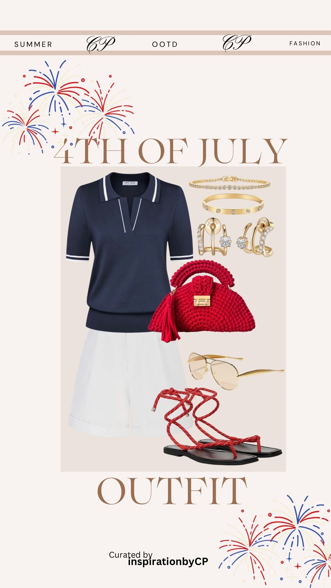 4th of July Outfit Inspo
#redwhiteblue #redbag #bermudashorts #amazonfashion

#LTKootd #LTKSeasonal #LTKU