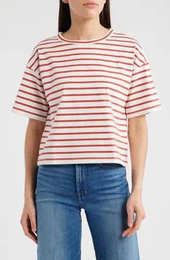 Everyday Boxy Cotton Crop T-Shirt | Nordstrom