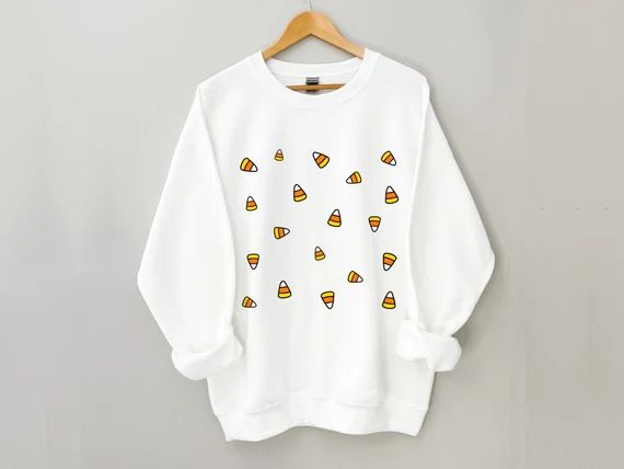 Candy Corn Sweatshirt Candy Corn Sweater Candy Corn Shirt - Etsy | Etsy (US)