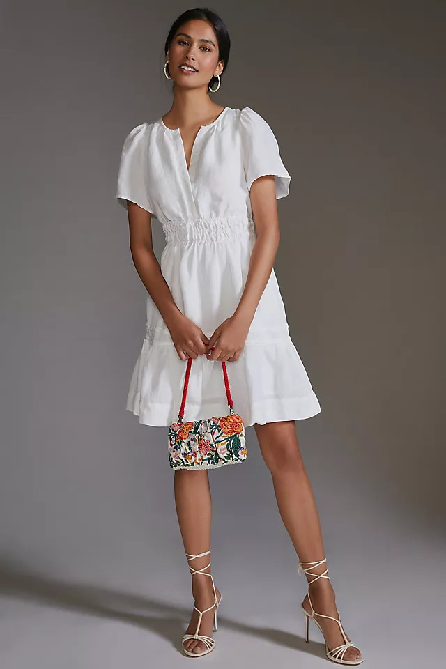 The Somerset Mini Dress: Linen Edition | Anthropologie (US)