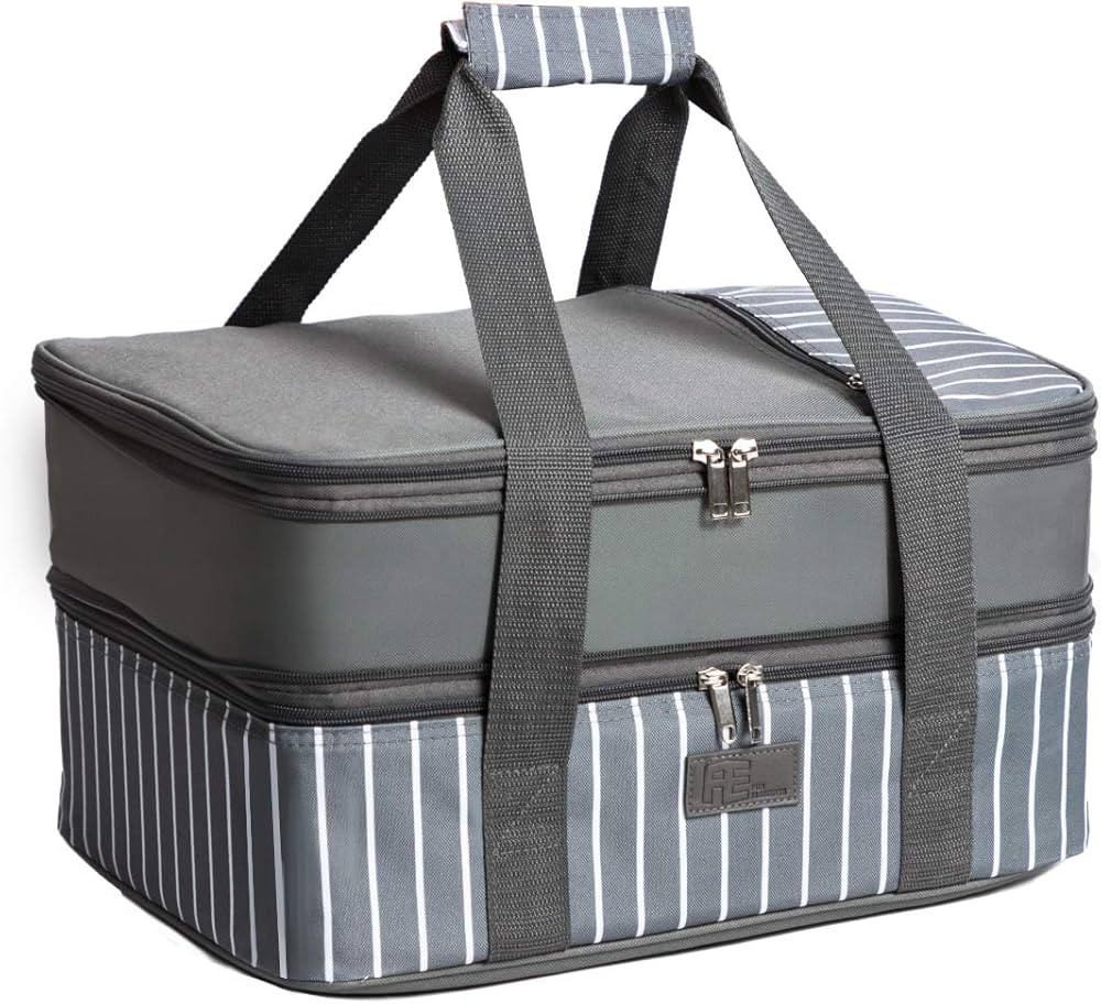 FE Casserole Carrier, Expandable Insulated Casserole Carriers for Hot or Cold Food, Lasagna Lugge... | Amazon (US)