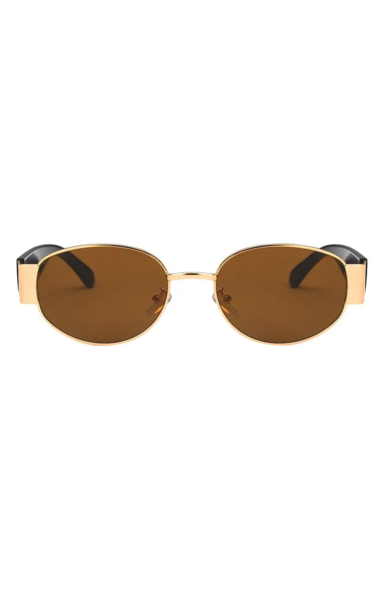 Fifth & Ninth Elliot 57mm Polarized Oval Sunglasses | Nordstrom | Nordstrom