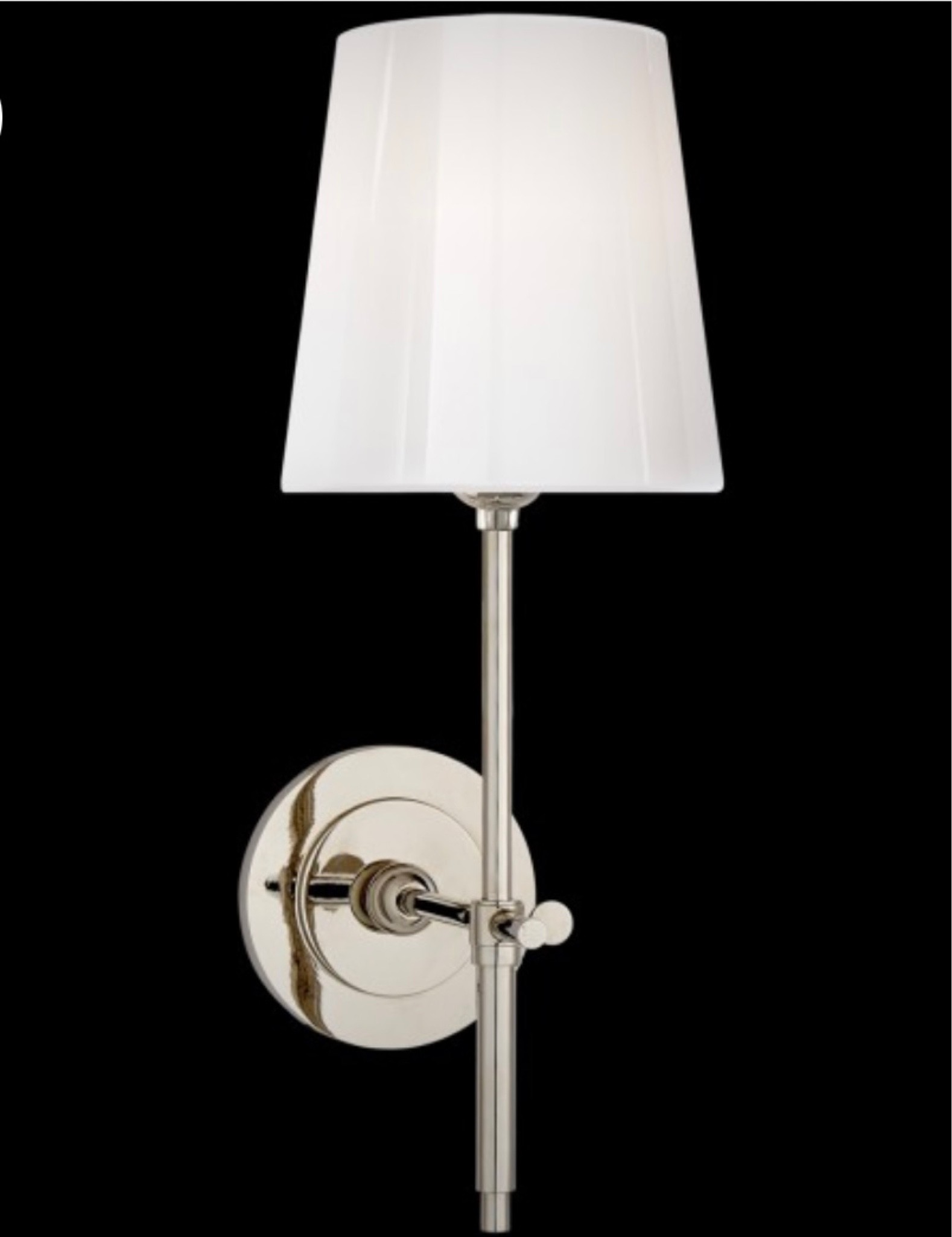 Son’s bathroom sconce in polished nickel with glass shade!

#LTKhome