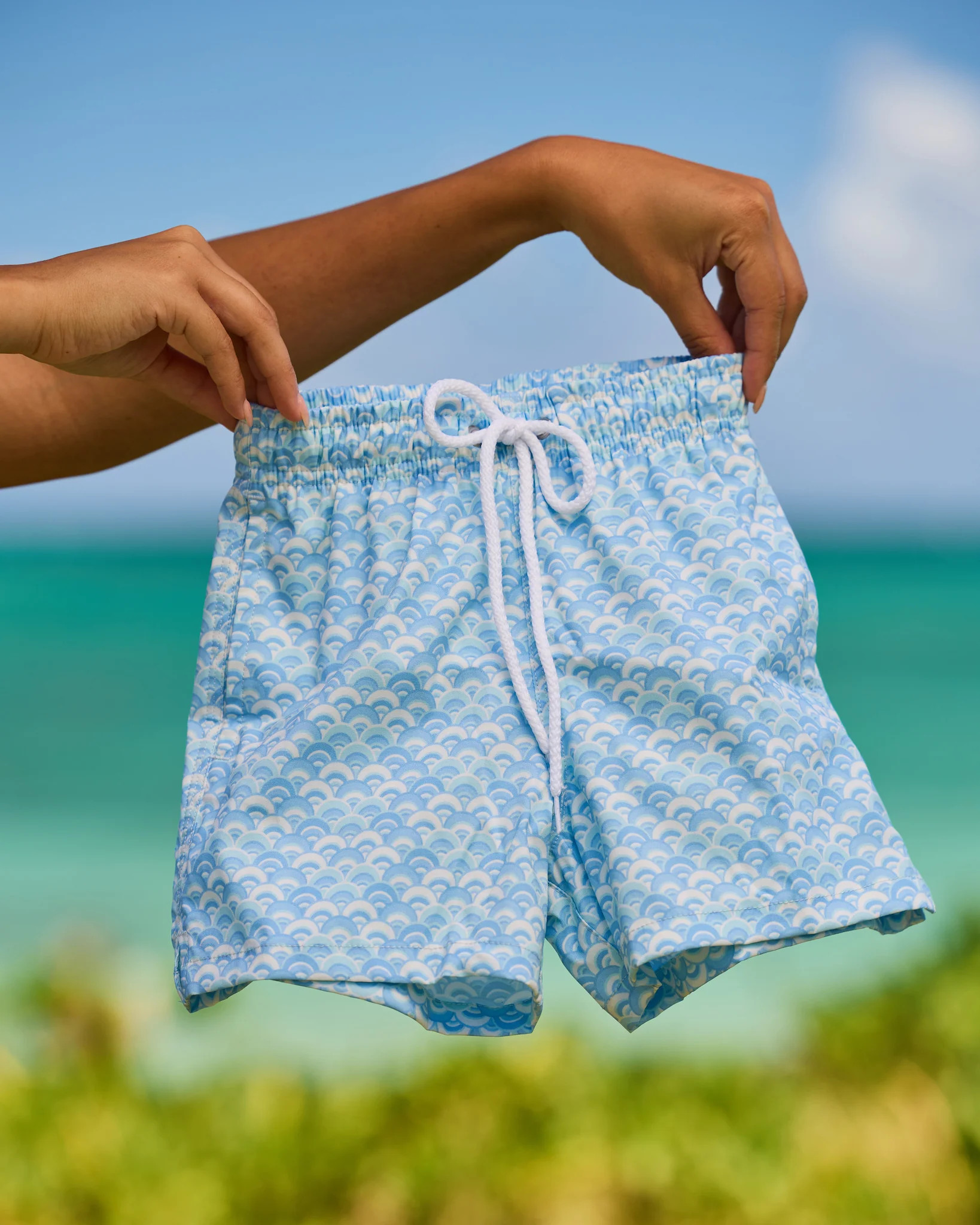 The Anguilla - Mini - Boys Swim Trunks UPF 50+ | Kenny Flowers