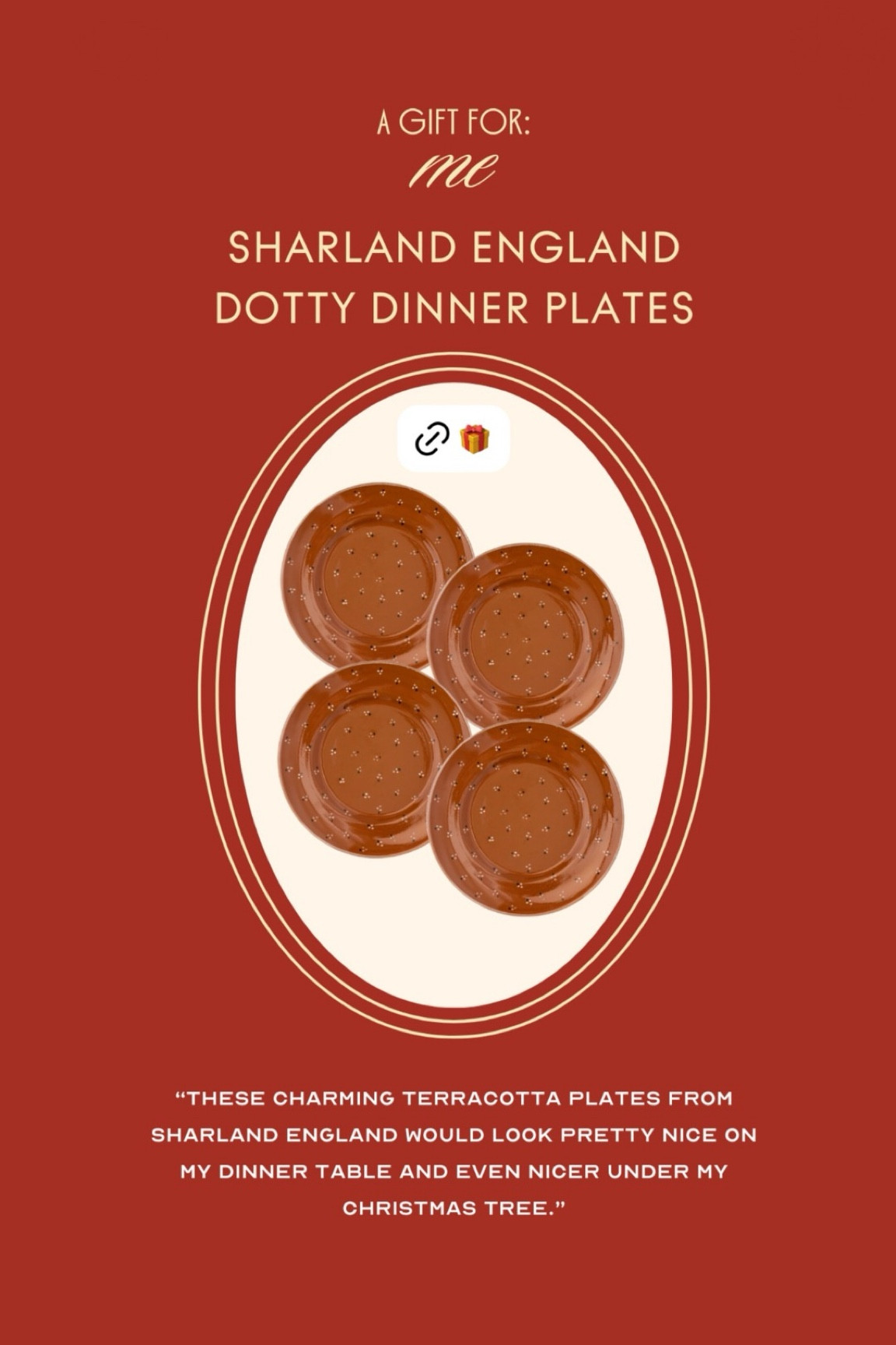 These charming terracotta plates from Sharland England are on the top of my wishlist this year. Can’t wait to see these added to my dinner table🎄

#LTKHoliday #LTKGiftGuide #LTKHome