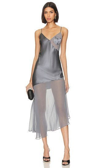 Slip Dress in Mr. Grey | Revolve Clothing (Global)