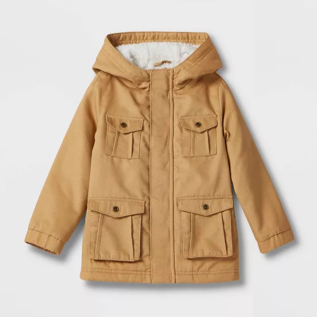 Toddler Long Sleeve Jacket - Cat & Jack™ Tan | Target