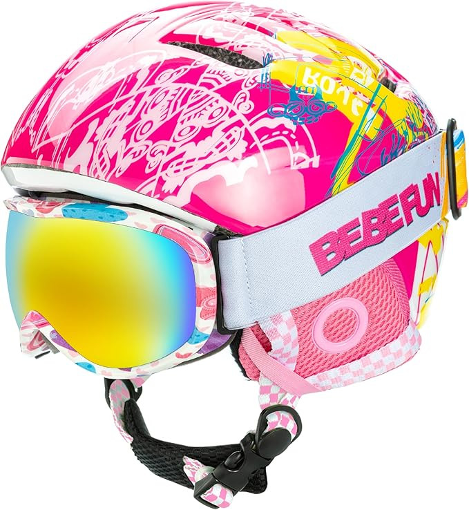 Toddler and Kids Ski Helmet Snowboarding Helmet with Goggles for Snow Activity Ultra Lightweight ... | Amazon (US)