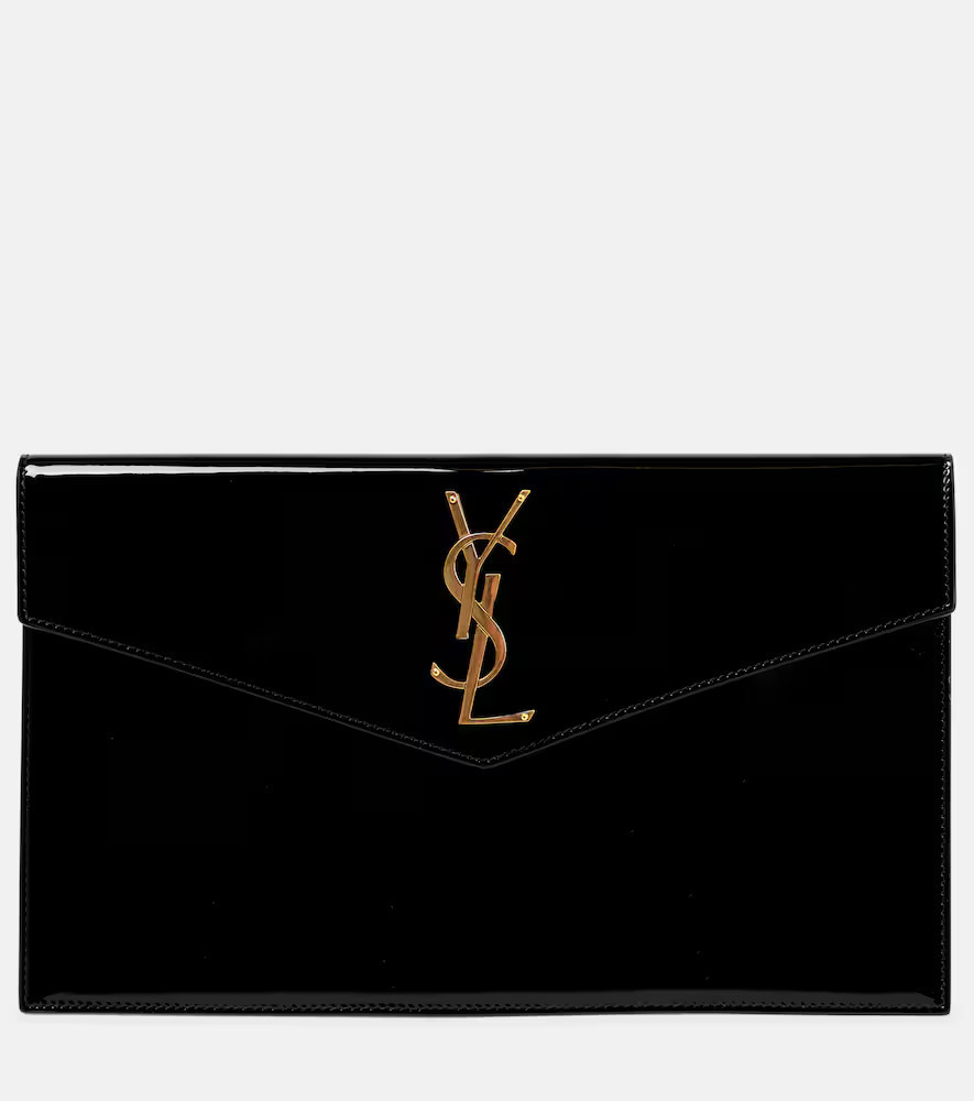 Saint Laurent Clutch Uptown in vernice | Mytheresa (IT)