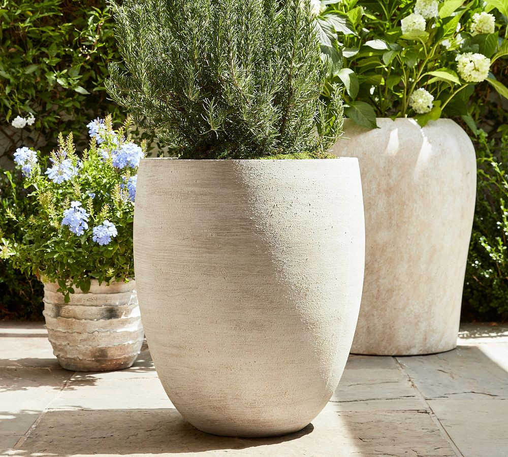 Artisan Hand Painted Terracotta Outdoor Planters | Pottery Barn (US)