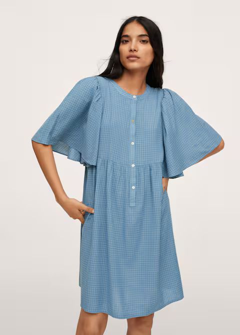 Printed modal dress | MANGO (US)