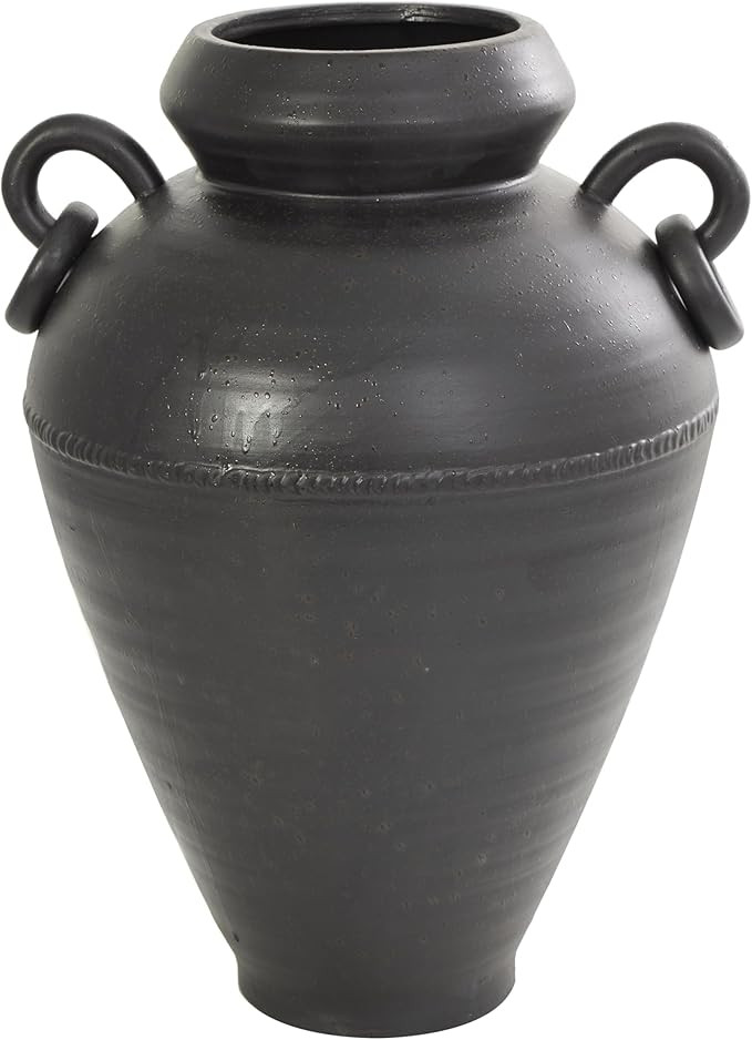 Deco 79 Ceramic Decorative Vase Amphora Centerpiece Vase with Speckled Texture and Ring Handles, ... | Amazon (US)