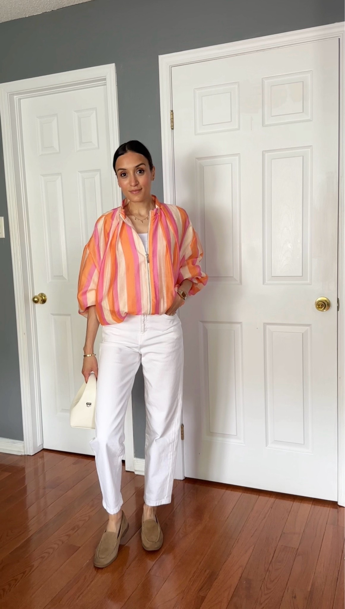 Wearing size XS in jacket & size 2 in jeans

#LTKcanada #LTKsummer #LTKjeans