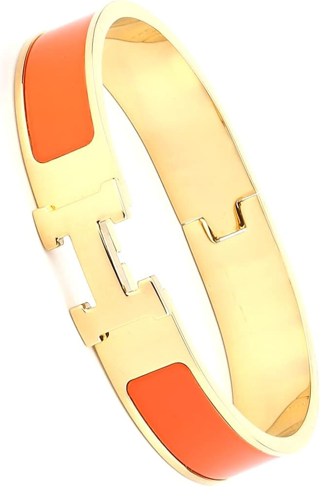 H Bracelet for Women (Orange) | Amazon (US)