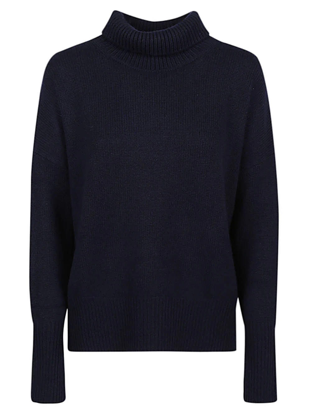 Lisa Yang Women's Heidi Cashmere Turtle-Neck Jumper Sweater in Blue | 202113NA | LOZURI