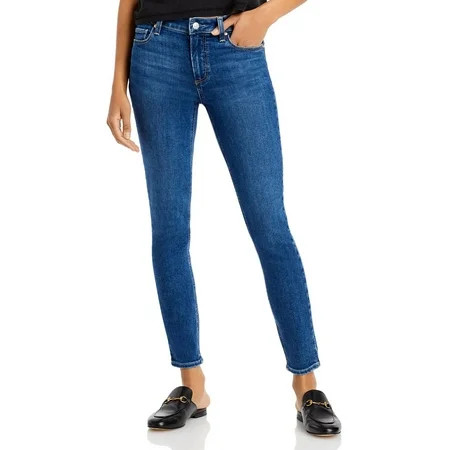 Paige Womens Verdugo Mid Rise Ultra Skinny Skinny Jeans Blue 24 | Walmart (US)