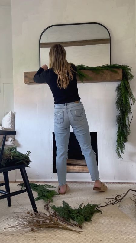 my natural organic foraged Christmas mantel garland — keep fluffing & adding. messier the better. it’s so beautiful! check my IG reels to see more & tips to creating it!

#LTKhome #LTKHoliday #LTKfindsunder50