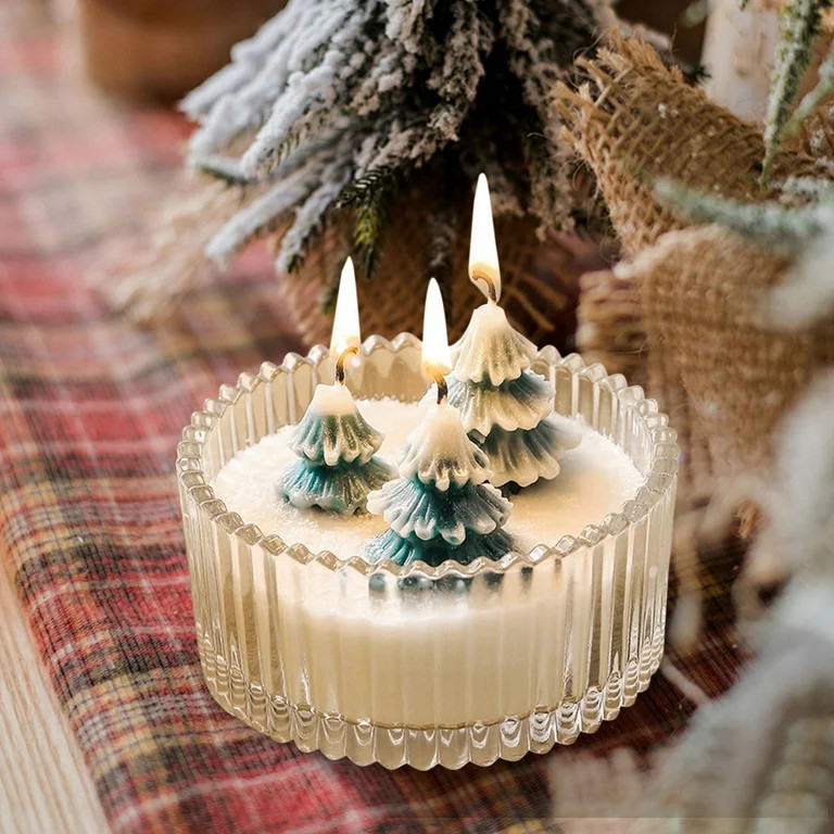 RKZDSR Christmas Tree Candle - Winter Forest Scented Candle for Holiday Cheer, Beautifully Crafte... | Walmart (US)