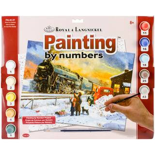 Royal & Langnickel® Home For Christmas Paint By Number Kit | 15.375" x 11.25" | Michaels® | Michaels Stores
