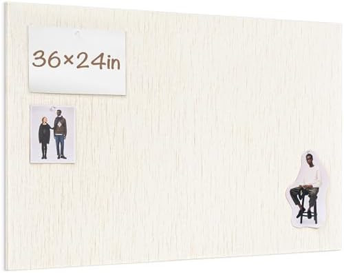Bulletin Board 36 x 24 inches, 3' x 2' Linen Board for Wall, Decorative Fabric Pin Board with Saf... | Amazon (US)
