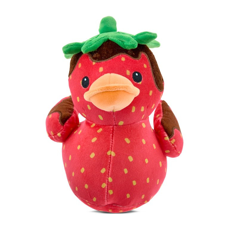 Peluche Duck de Fresa Pequeña, Rojo, 7", Día de San Valentín de Way To Celebrate | Walmart (US)