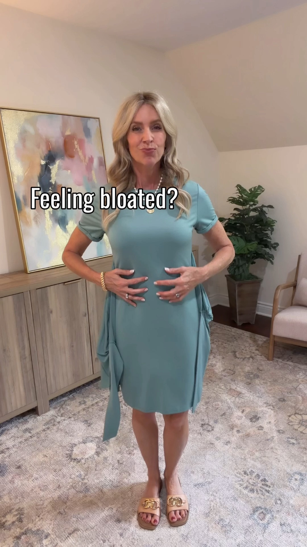 ✨This Amazon dress is a miracle... it cinches the waist and hides any tummy insecurities! It comes in short sleeve and sleeveless options. Plus it's available in many colors.

Fit is true to size. I’m wearing a small.

#LTKgrwm #LTKootd #LTKOver40