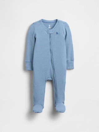 Baby First Favorites TinyRib Footed One-Piece | Gap (CA)