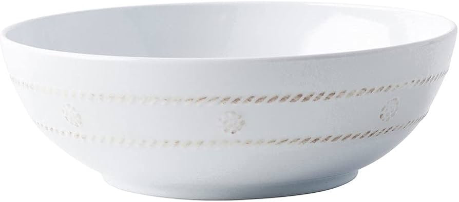 Juliska - Berry & Thread Melamine Coupe Bowl, Whitewash - Unbreakable, Melamine, Embossed Bowl | Amazon (US)