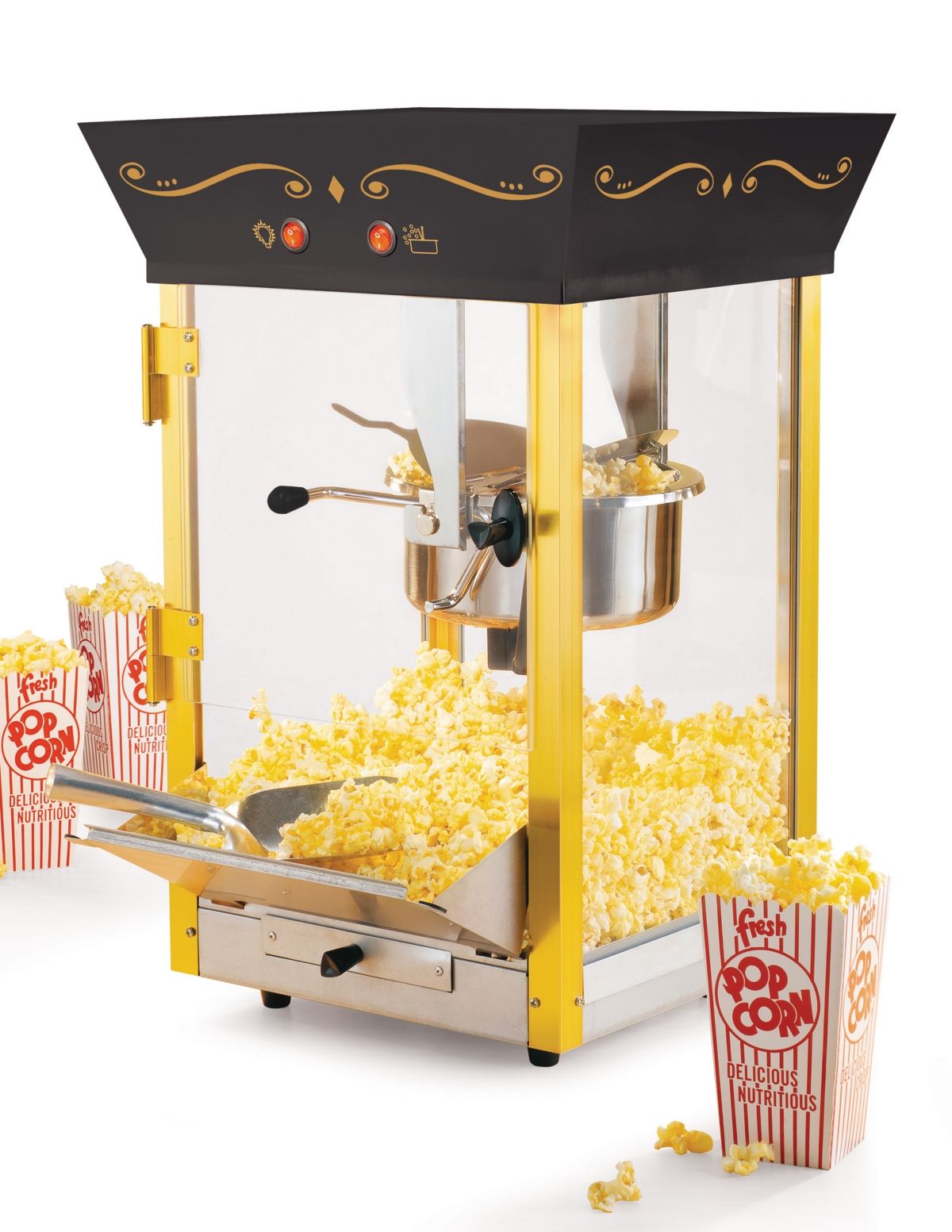 Nostalgia Vintage 8-Ounce Popcorn Cart - 53 Inches Tall | Macys (US)