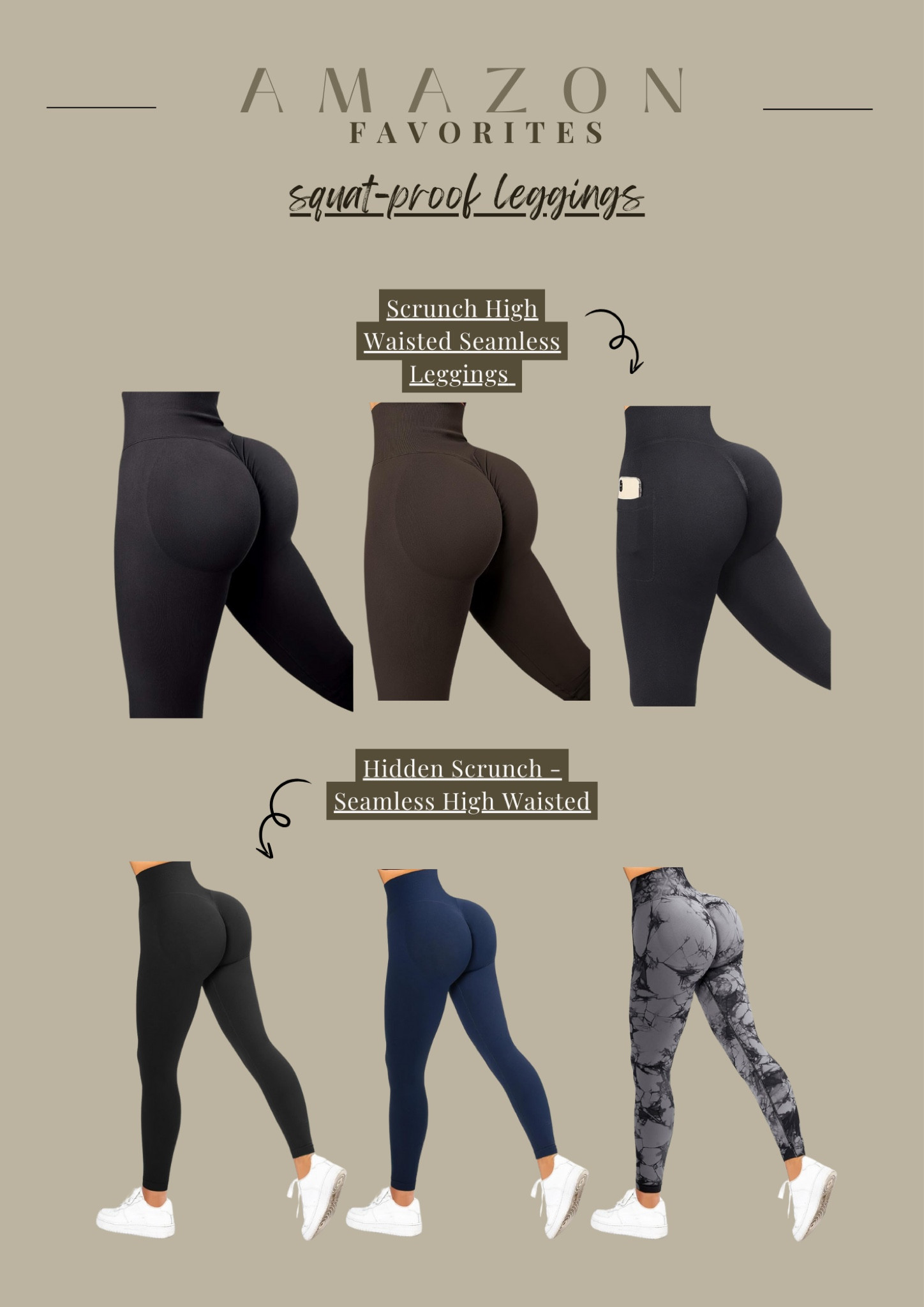 Squat proof scrunch leggings 

#LTKFitness #LTKActive