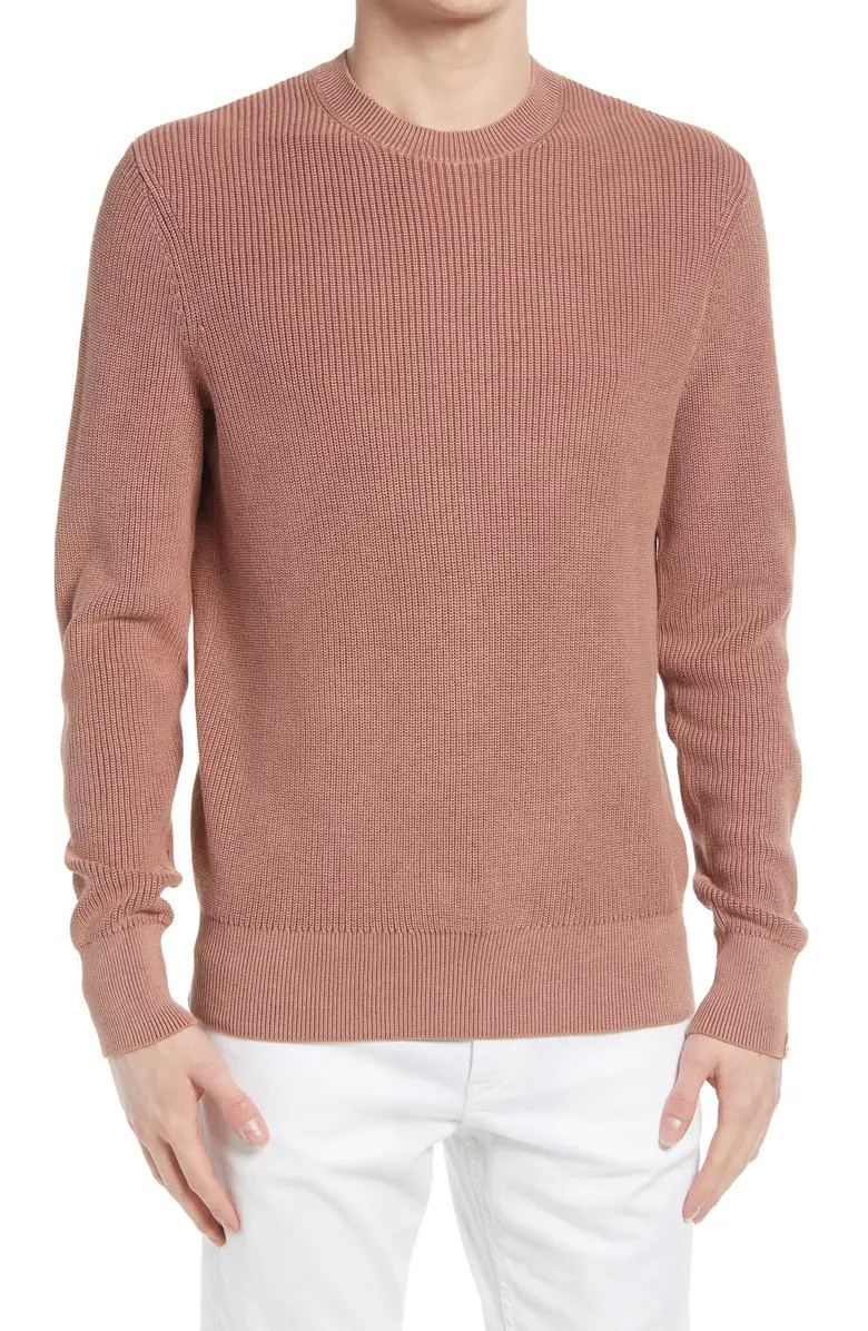 rag & bone Dexter Crewneck Organic Cotton Sweater | Nordstrom Rack