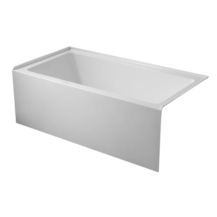 VTAP6032R22C Oriel 60" L x 32" W Alcove Soaking Acrylic Bathtub | Wayfair North America