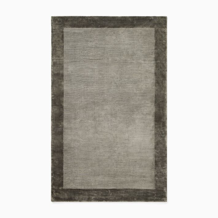 TENCEL™ Frame Rug | West Elm (US)