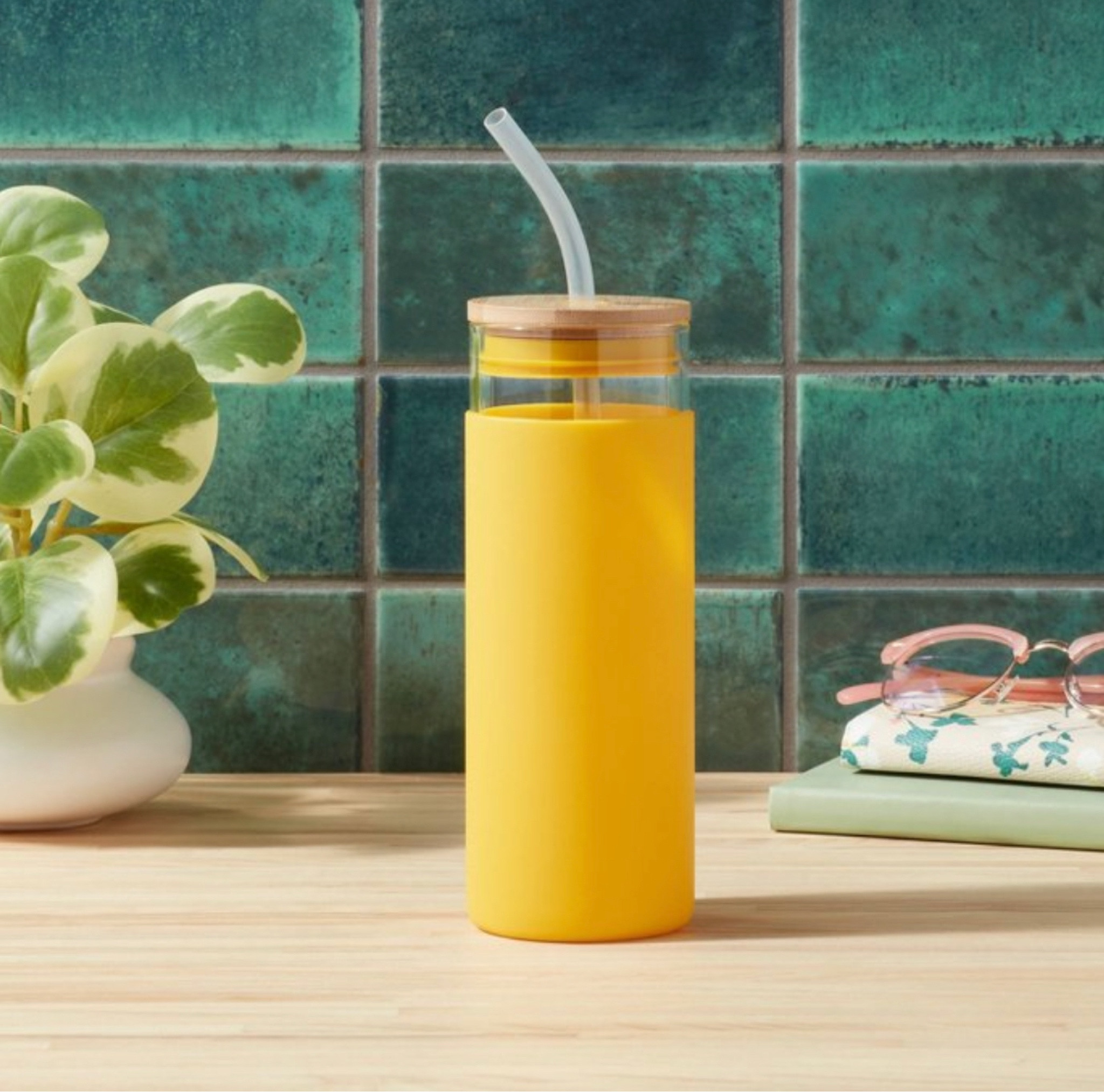 16.9oz Glass Straw Tumbler with Silicone Sleeve - Opalhouse™ at Target! Comes in a bunch of colors 

#LTKhome #LTKHoliday #LTKGiftGuide