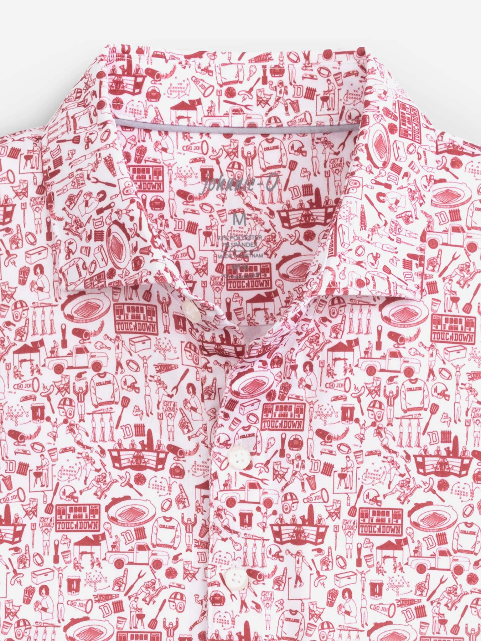 Johnnie-O Men's Tailgater 2.0 Prep-Formance Printed Polo | Saint Bernard