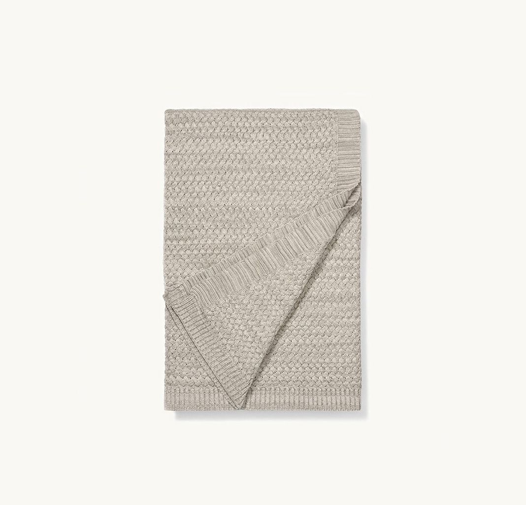 Sweater Knit Throw Blanket | Boll & Branch® | Boll & Branch