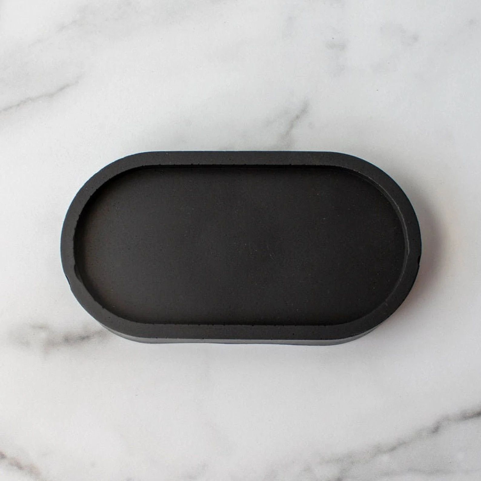 Concrete Oval Tray Decorative Tray Jewelry Tray Vanity | Etsy | Etsy (US)