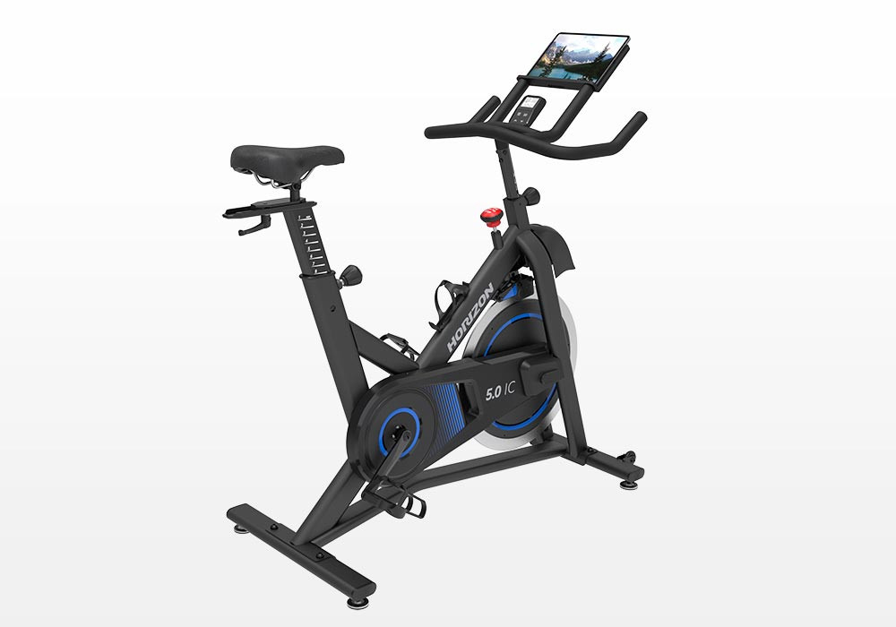 New! 5.0 IC Indoor Cycle Exercise Bike. Space-saving, affordable indoor bike. | Horizon Fitness