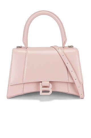 Balenciaga Small Hourglass Top Handle Bag in Pink | FWRD 