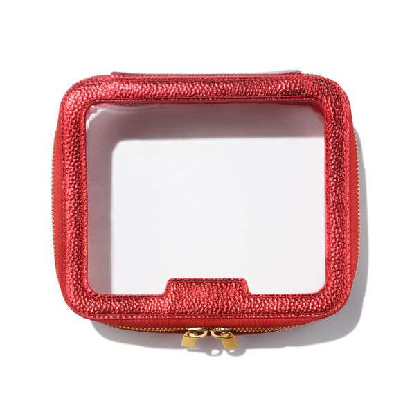 Medium Travel Bag - Metallic Red | Space NK - UK