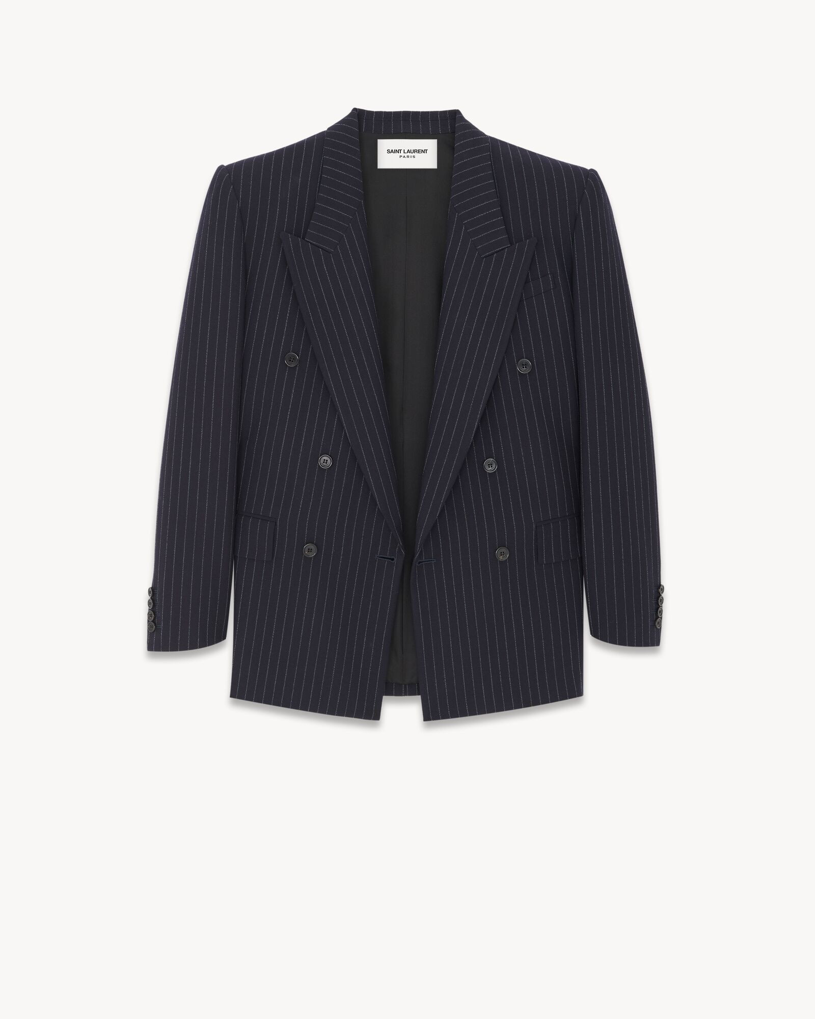 oversized jacket in flannel | Saint Laurent | YSL.com | Saint Laurent Inc. (Global)