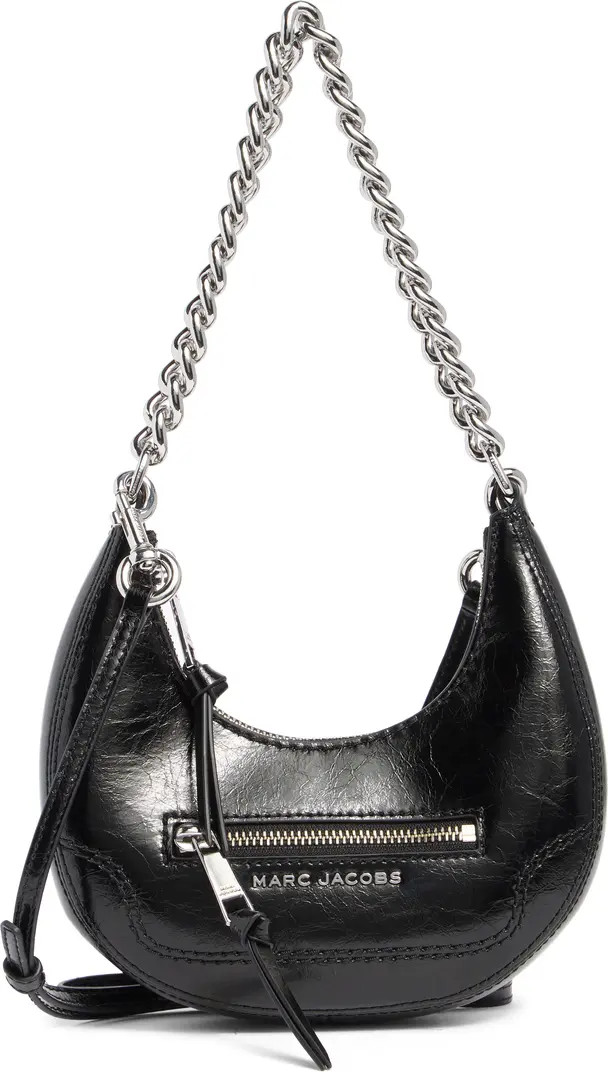 Mini Crescent Crinkle Leather Crossbody Bag | Nordstrom Rack