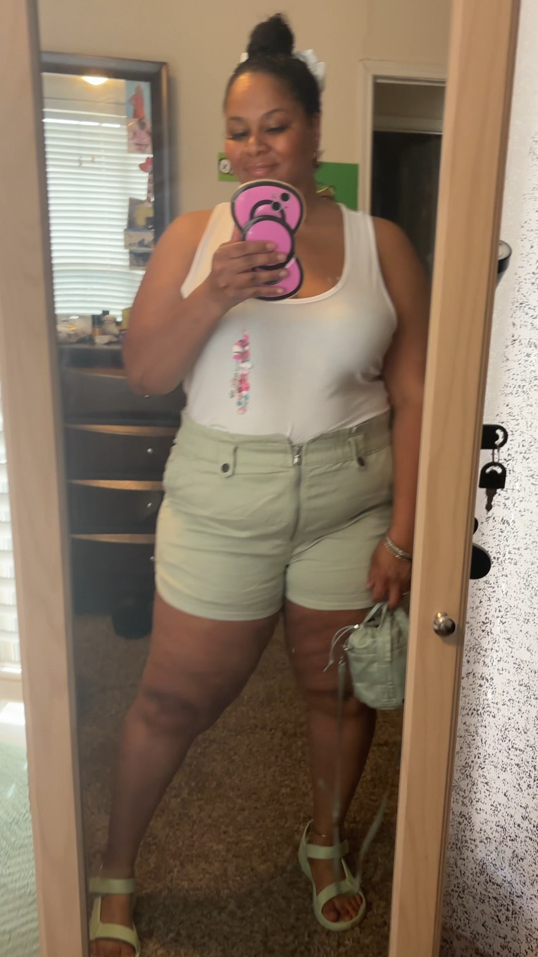 Cute Celebrity Pink shorts I found on clearance at Walmart, under $15🤍

#LTKFindsUnder100 #LTKPlusSize #LTKOver40